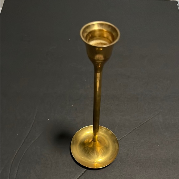 Elegant Brass Candle Holder Set (7) - Picture 8 of 12